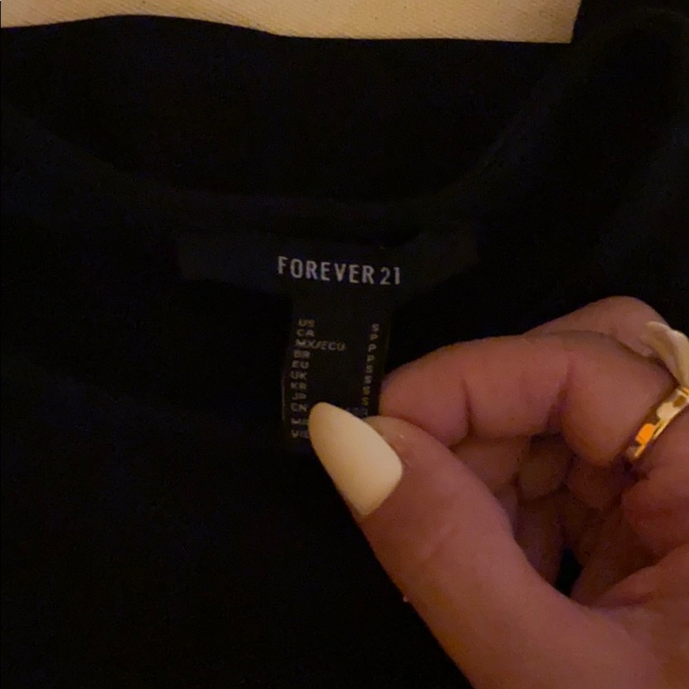 Forever 21 black bodycon dress